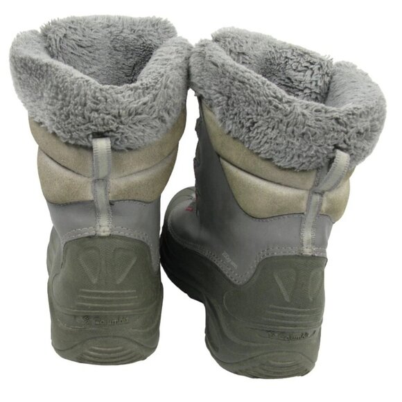 Columbia Bugaboot Gray Waterproof Insulated Lined Snow Boots Women's 6 - Picture 6 of 9